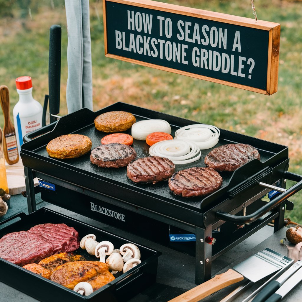 how to season a blackstone griddle