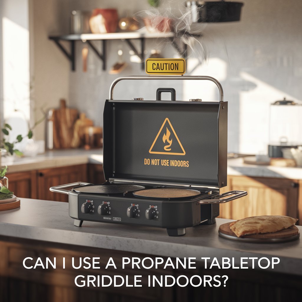 Can I Use a Propane Tabletop Griddle Indoors?